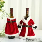 Чехол для винной бутылки на Рождество для дома 2020 Рождественские украшения Рождественские подарки с новым годом 2021