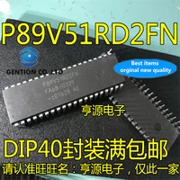 5pcs p89v51rd2bn p89v51rd2fn dip40 microcontroller ic p89v51rd2 in stock 100 new and original