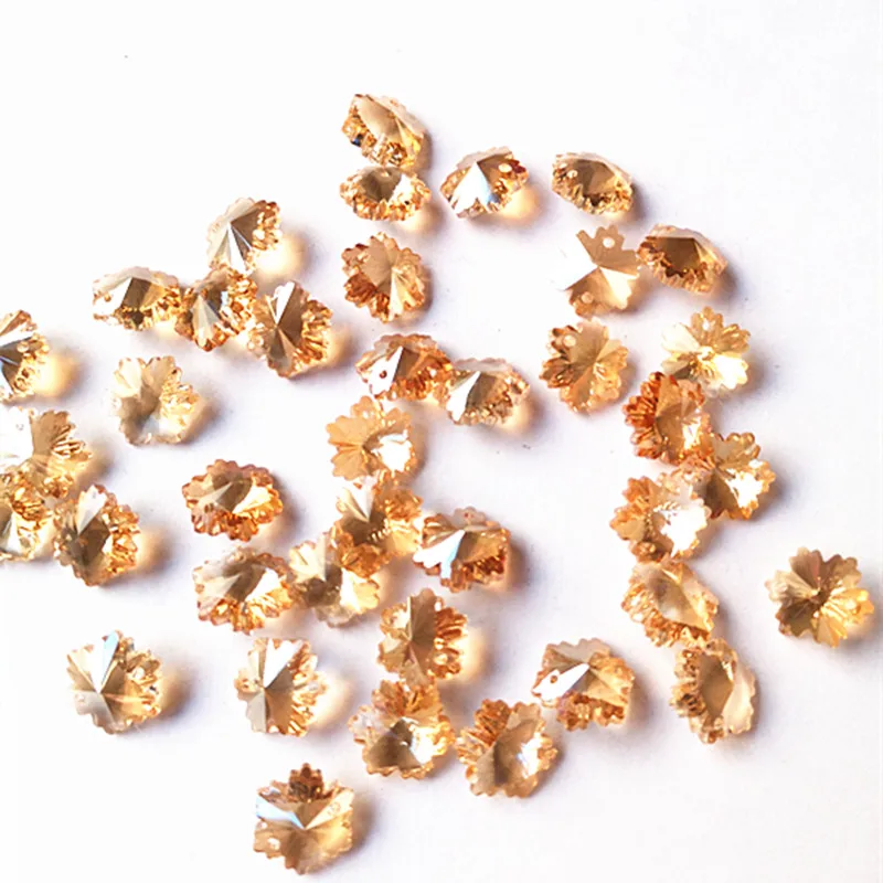 Многоцветный 20 шт./лот K9 Кристалл DIY снежные бусы (Бесплатные Кольца) Свадебные