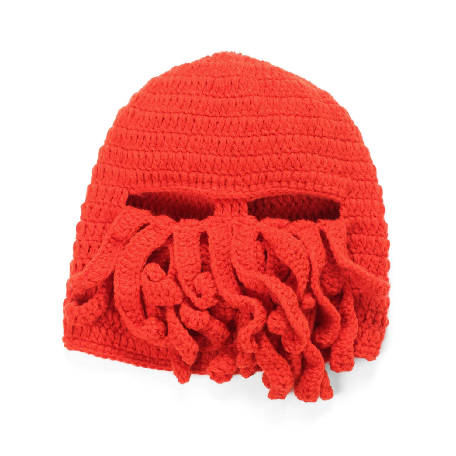 C12 Смешные щупальца Осьминог Beanie вязанная вязаная шапка для бороды ветрозащитная Лыжная вязаная шапка с маской для мужчин и женщин - Цвет: C12