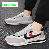 crlaydk high quality sneakers new mens breathable running shoes for students boys walking sport tennis casual trainers tennis