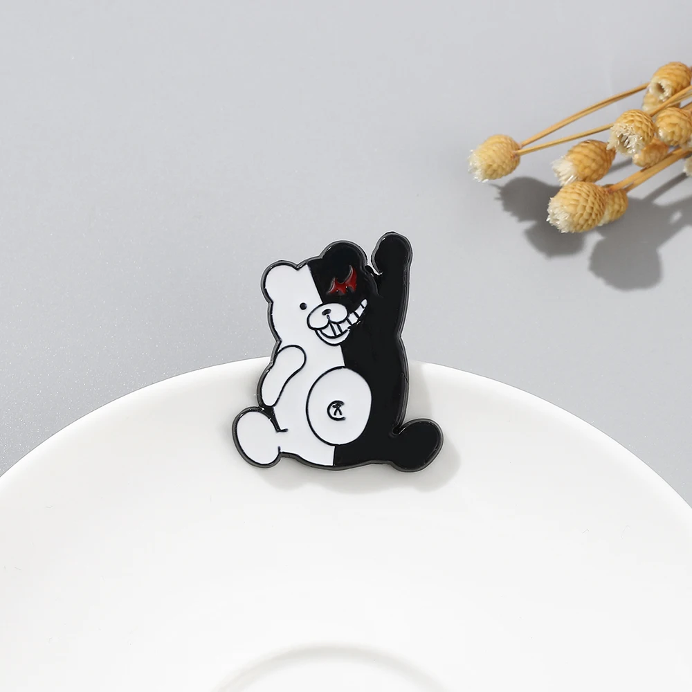 Творческая брошь в стиле японского аниме данганронпа значок мультяшный Монокума