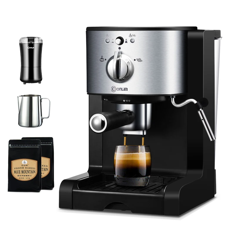 Kf500 Coffee Machine Household Small Semi-automatic Italian Capsule Steam Runs Frothed Milk | Дом и сад