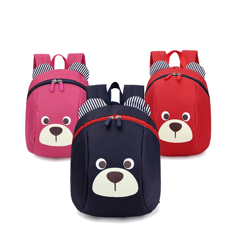 От 1 до 3 лет рюкзак для малышей, Детская сумка с защитой от потери, милый детский рюкзак с изображением собаки, Детский рюкзак для детского са...