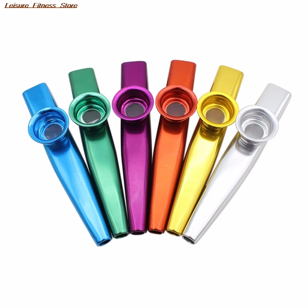 

1Pc Metal/Plastic Kazoo Harmonica Mouth Flute Kids Party Gifts Kids Musical Instrument