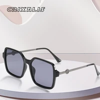 crixalis anti glare square sunglasses men 2022 retro fashion designer sun glasses women vintage gradient shades male uv400