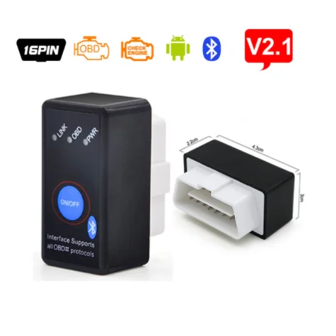 ELM327 Bluetooth V2.1 для Android Torque OBD 2 интерфейс OBD2 сканер Super Mini ELM 327 поддерживает протоколы