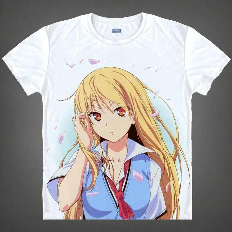Sakurasou нет домашних животных ПА Kanojo футболка сората Канда печатных футболки с