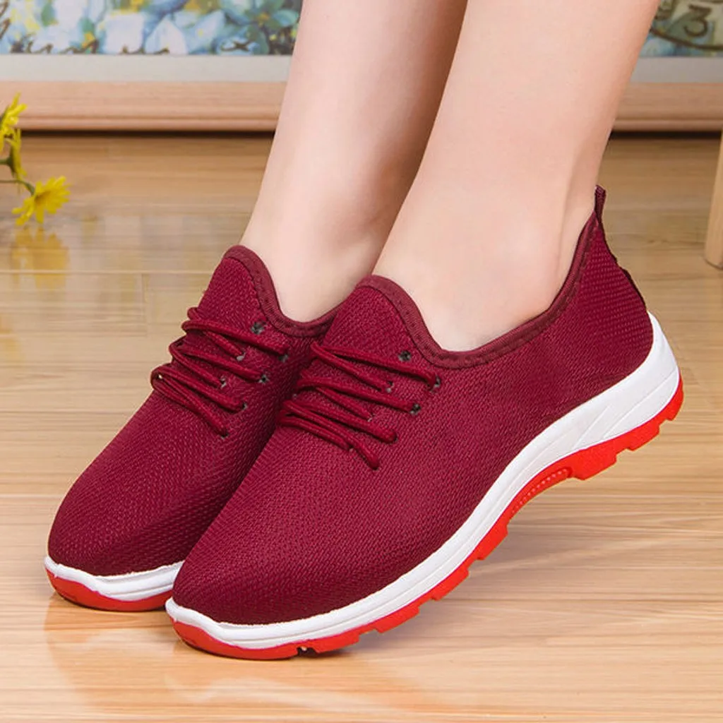 Классическая обувь модная спортивная для среднего возраста дышащая бега