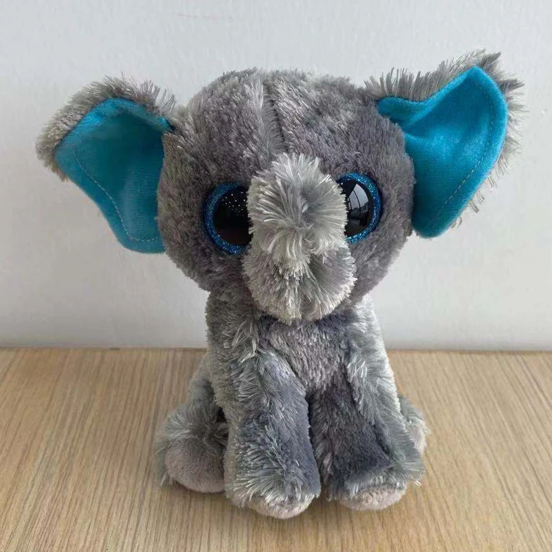 

Ty Gray Elephant Plush Animal Toys Stuffed Doll Gift