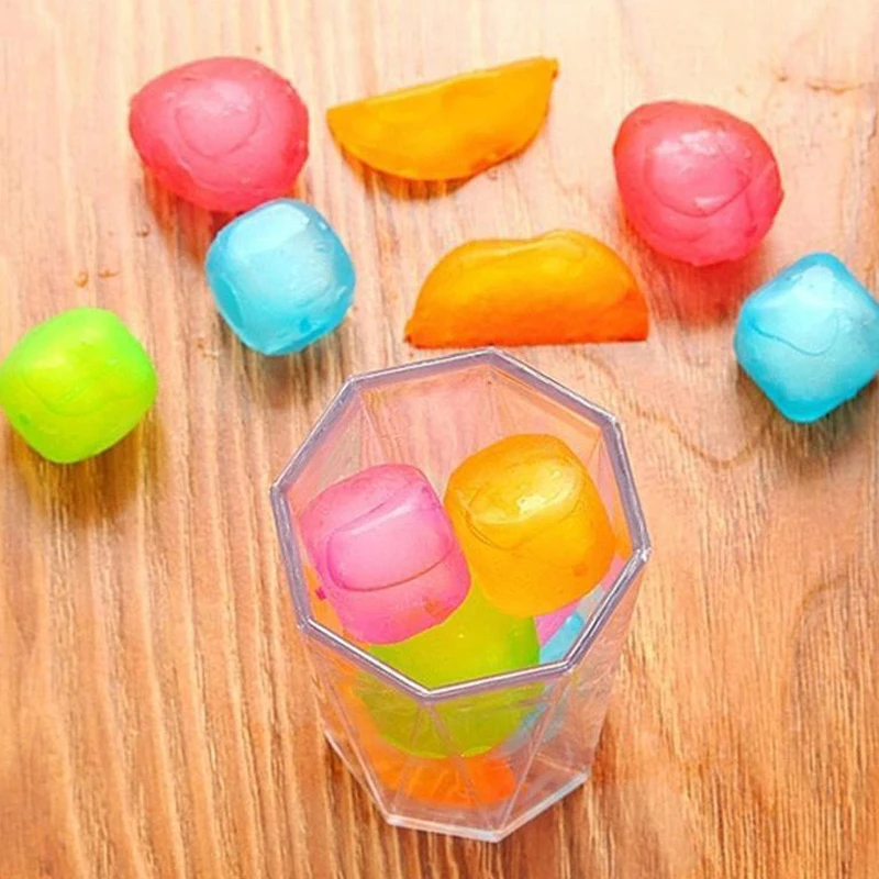 6 шт./лот фруктовые квадратные кубики льда из пищевого полипропилена
