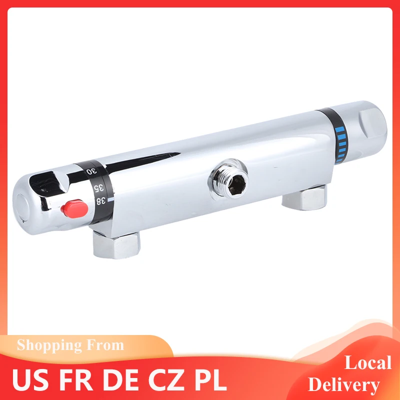 Термостатический регулирующий клапан для ванны и душа смеситель кран настенный