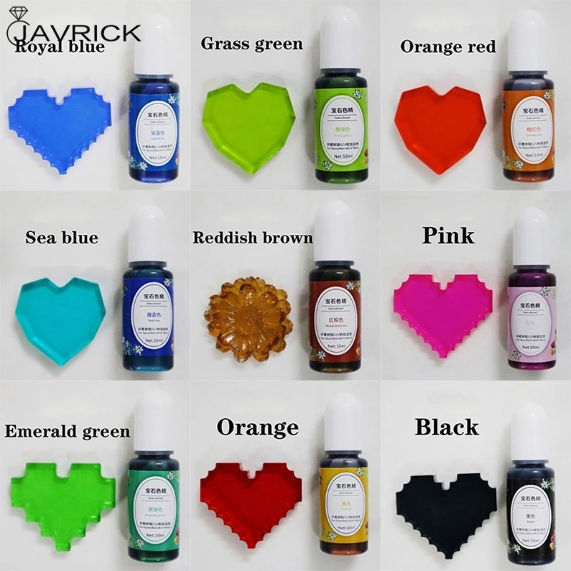 

28 Colors Epoxy Resin Pigment Epoxy Resin Transparent Colorant UV Resin Pigment Concentrated Epoxy Resin Liquid Dye Kit