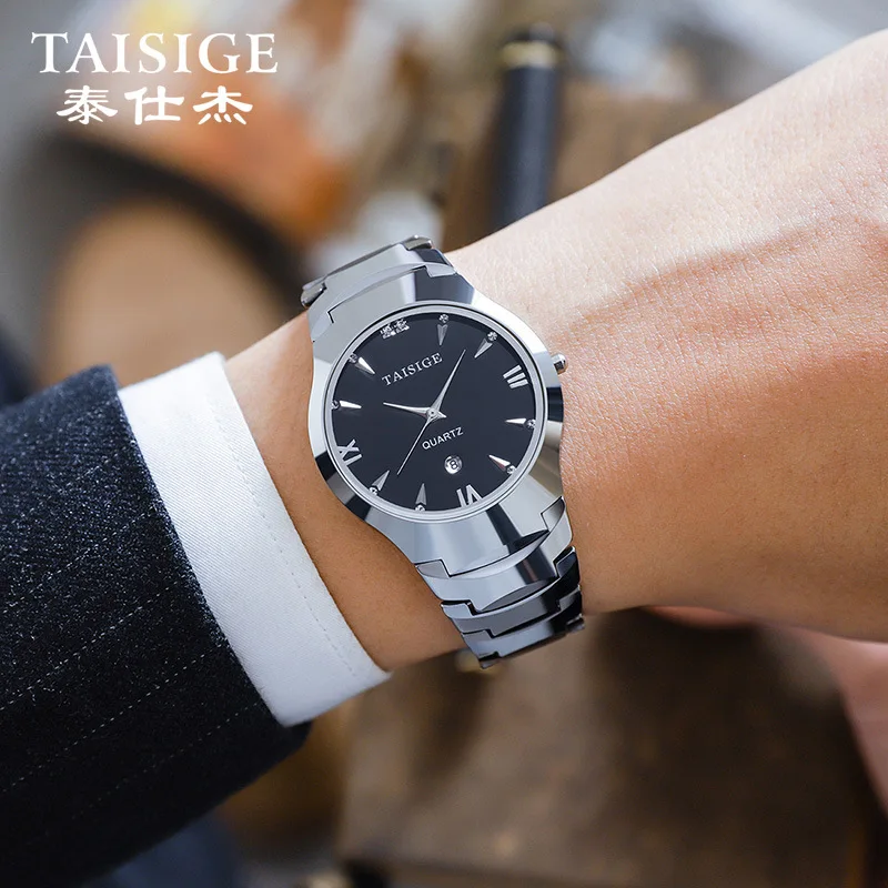 Часы наручные мужские кварцевые модные брендовые Роскошные водонепроницаемые