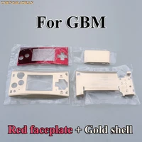 4 in 1 metal housing shell case pack for nintend gameboy micro gbm case cover repair parts replacement