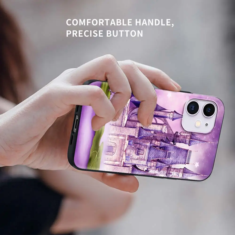 

Princess Castle Tpu Phone Case For Apple iPhone 7 11 12 Pro XR X 6 6S XS Max 5 5S 8 Plus SEF Soft Coque Mobile Cover