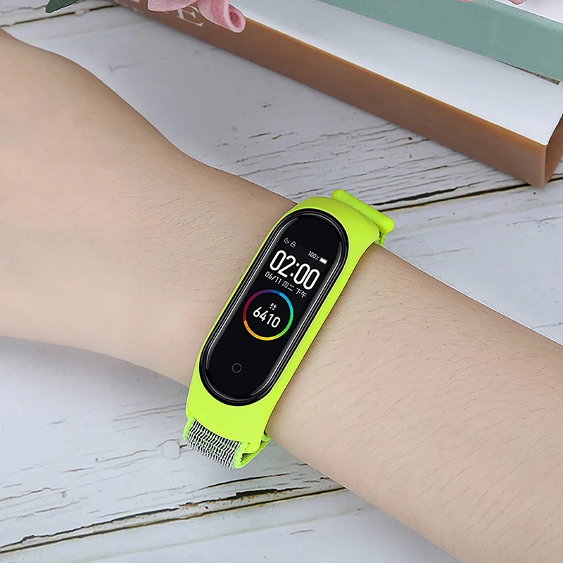 Nylon strap For Xiaomi mi band 3 4 strap Smart bracelet Soft Sport Wristbands For Mi band 4 NFC Global Smart watch women men
