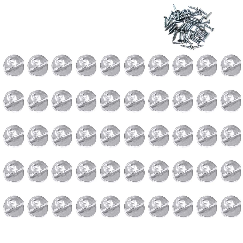 50 шт. фиксированные Аксессуары для зеркала в ванной | Обустройство дома