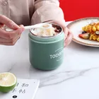 Мини термальный Ланч-бокс, пищевой контейнер с ложкой, Вакуумная чашка из нержавеющей стали, чашка для супа, изолированный Ланч-бокс