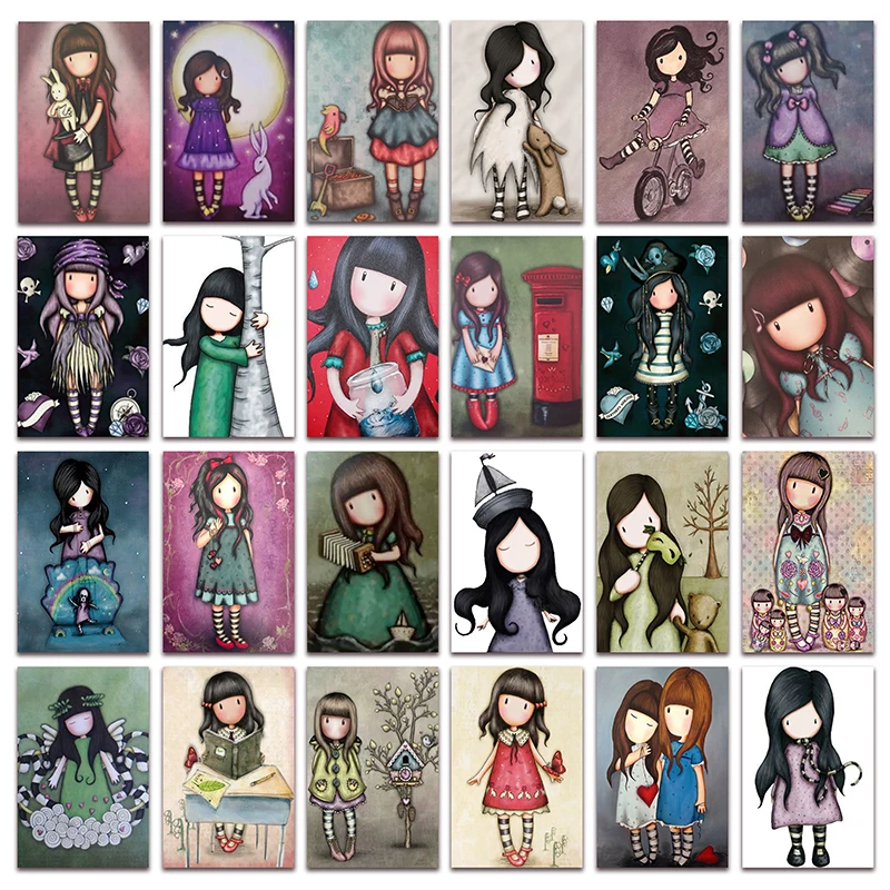 

New 5D DIY Diamond embroidery Cartoon girl Full Diamond painting mosaic cross stitch Flower Fairy Goblin picture Home decor E103