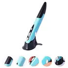 Беспроводная оптическая ручка-Презентер с регулируемым DPI, 2,4 ГГц, креативная Вертикальная ручка-мышь, компьютерные стилусы, мыши для планшета, ноутбука, ПК