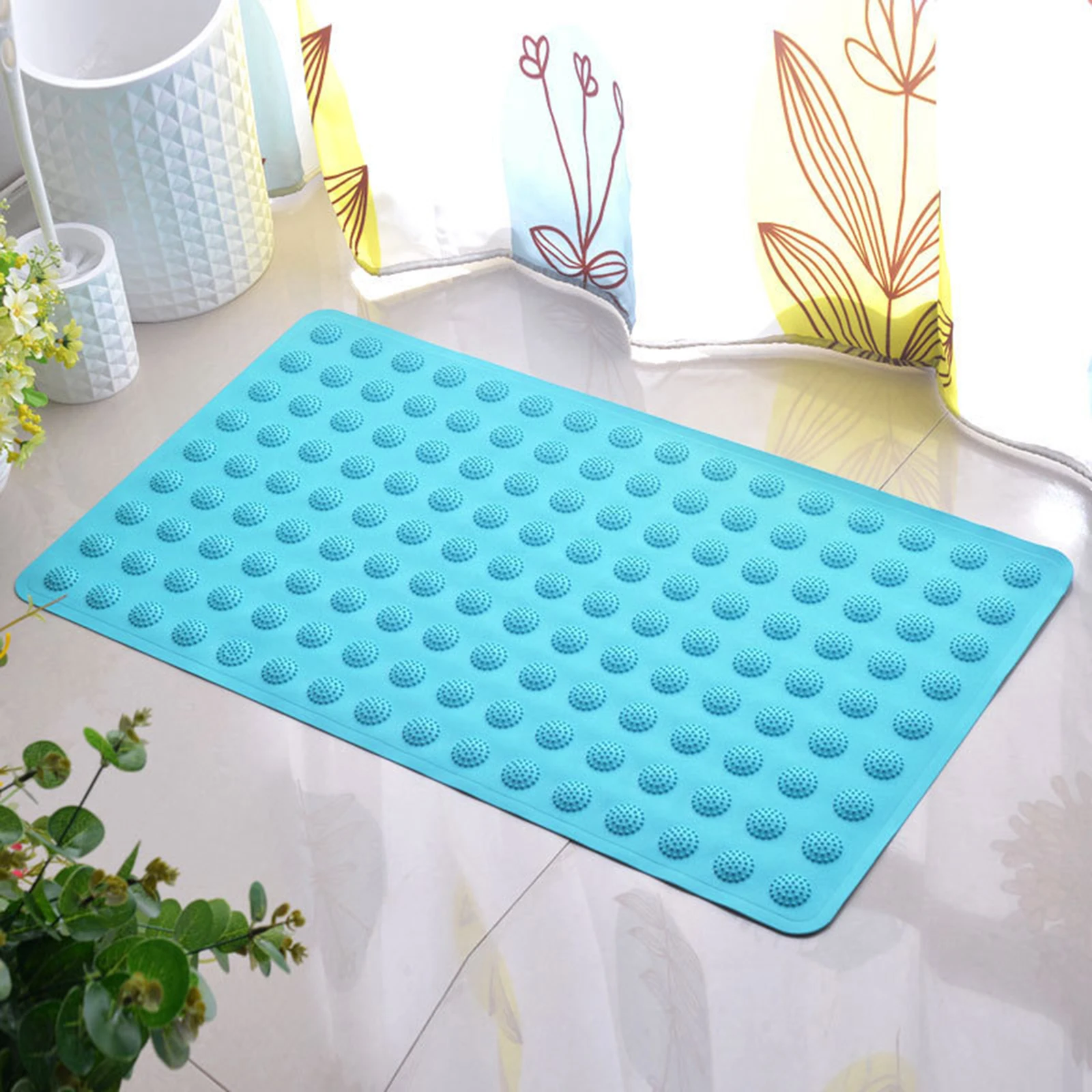 

Bath Tub Shower Mat 40*70cm Non-Slip And Extra Large Bathtub Mat With Suction Cups Washable Bathroom Mats With Drain Holes