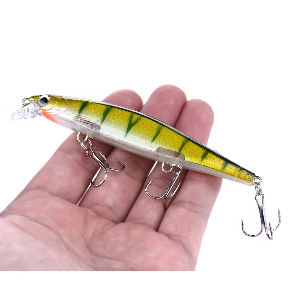 

1pcs Fishing Lures 11cm 13g Minnow Lure Rattling High Quality Hard Bait Crankbait Wobbler Fishing Tackle Leurre Peche For Pike