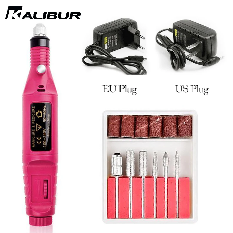 Аппарат для маникюра и педикюра KALIBUR электрическая машинка удаления гель лака