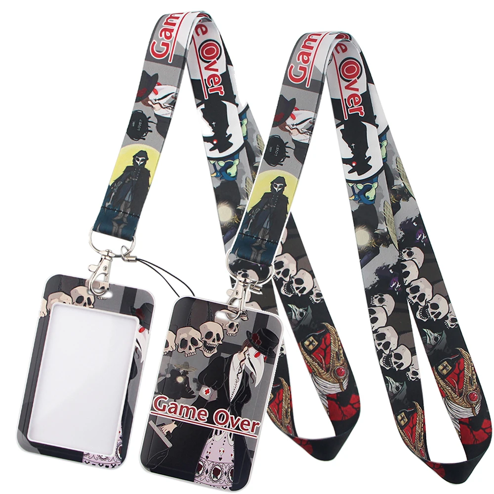 

LT368 Plague Doctor Nurse Key lanyard Car Keychain Personalise ID Card Pass Gym Mobile Phone Key Ring Badge Holder Jewelry