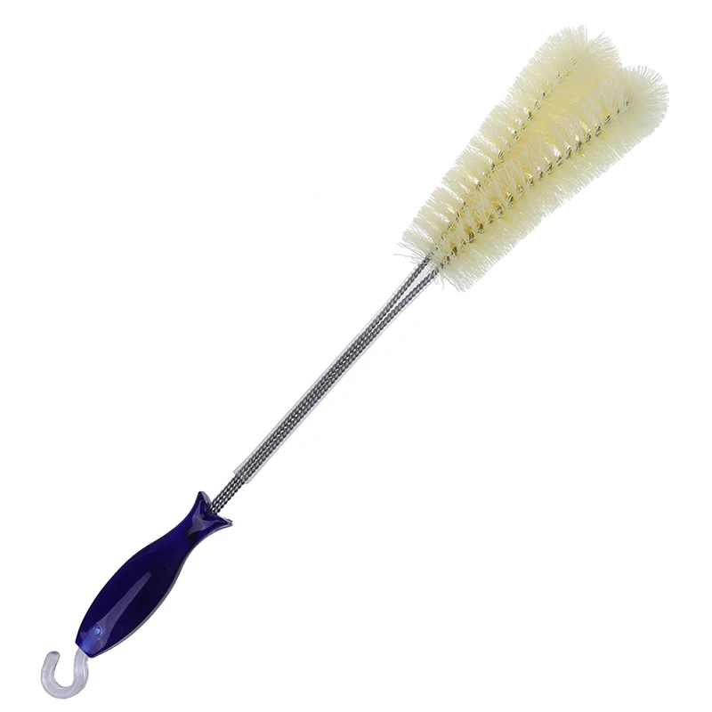 40 см Пластик ложки с длинной ручкой эластичная бутылка термос щеточка для чистки