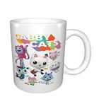 Детский Кукольный дом Gabbys, классическая черная кофейная чашка с котами 2021, кофейная чашка, фотография