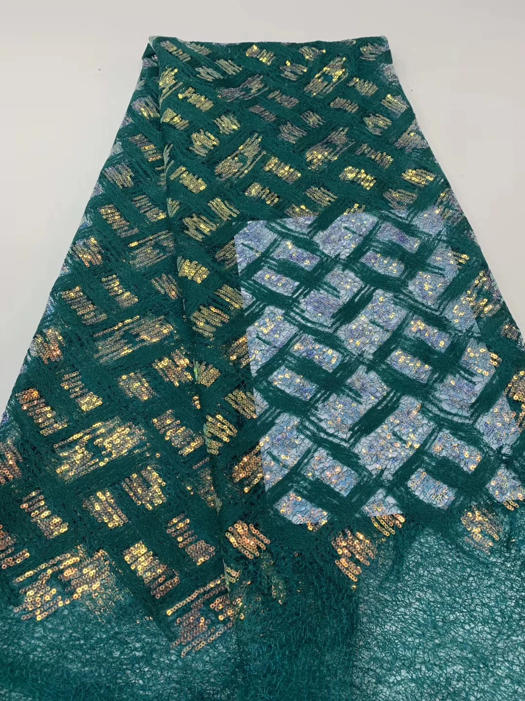 

African sequin lace fabric embroidered Nigerian lace fabric 2020 high quality French tulle lace fabric ZX3778