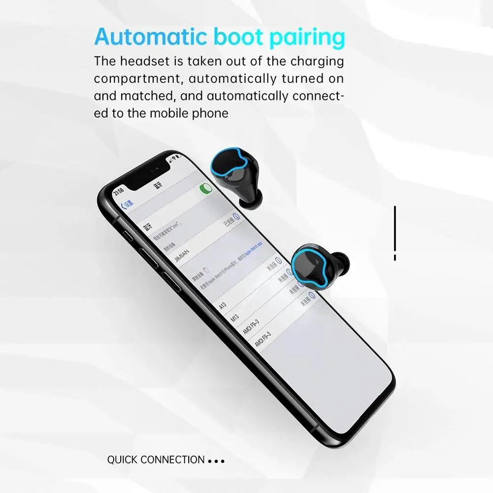 Bluetooth-гарнитура M9 TWS 2000 мА ч водостойкая | Электроника