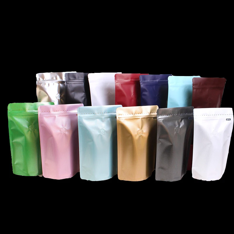 Candy Sugar Snack Granul Powder Chocolate Coffee Grain Food Packaging Bag upright Aluminum Foil Valve Stand-up Pouch Zipper Lock | Дом и сад