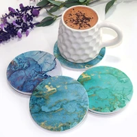 6pcs cup drinking coasters handcrafted modern cup mat coasters anti slip water absorption heat resistant placemat for weeding