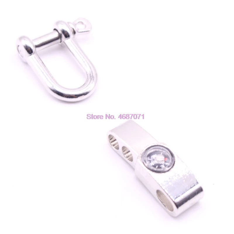 DHL 200 шт. Регулируемая U-образная Якорная Скоба наружная веревка для выживания