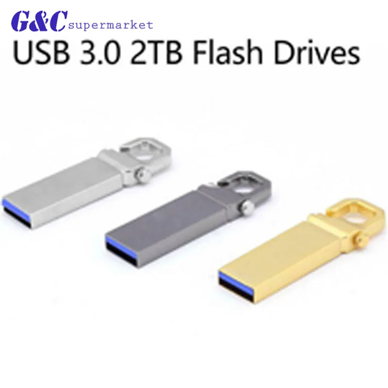 Usb флеш-накопитель высокого качества 32 ГБ до 2 ТБ водонепроницаемая металлическая