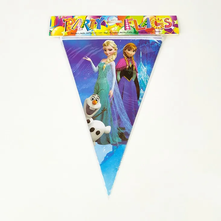Дисней Эльза Анна 100 шт. с днем рождения детские украшения для вечеринки