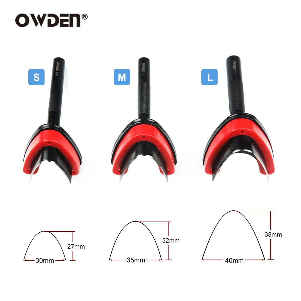 OWDEN 3 шт. кожаный ремень кусачки торцевые удар набор с v образными полосками резак