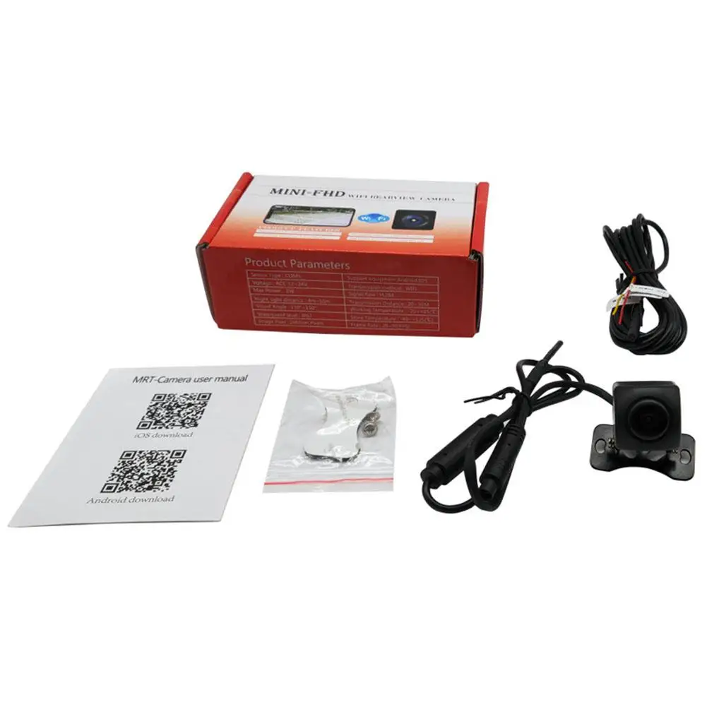 Автомобильная резервная камера WiFi Беспроводная HD 1080P заднего вида