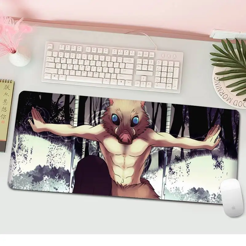 

Hashibira Inosuke gamer play mats Mousepad Gaming Mousepad XL Large Gamer Keyboard PC Desk Mat Computer Tablet Mouse Pad