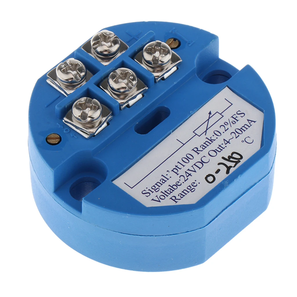 Модули передатчика датчика температуры 24V DC 4-20MA PT100 SBW 0-250 ° C | Автомобили и