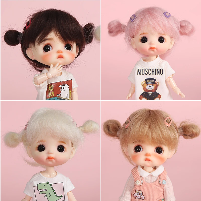 Новинка 1/8 BJD аксессуары для кукол SD парик из мягкого синтетического мохера Милая