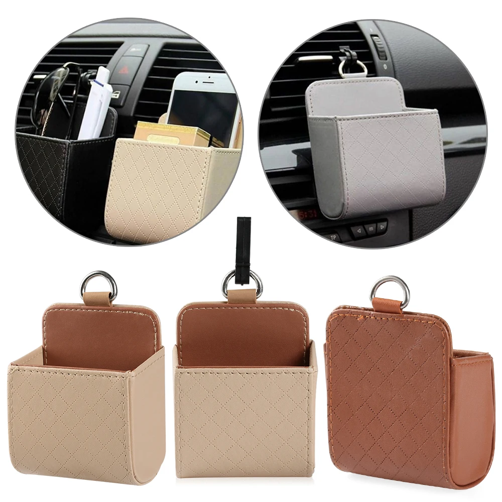 Чехол органайзер из искусственной кожи на заднее сиденье автомобильного