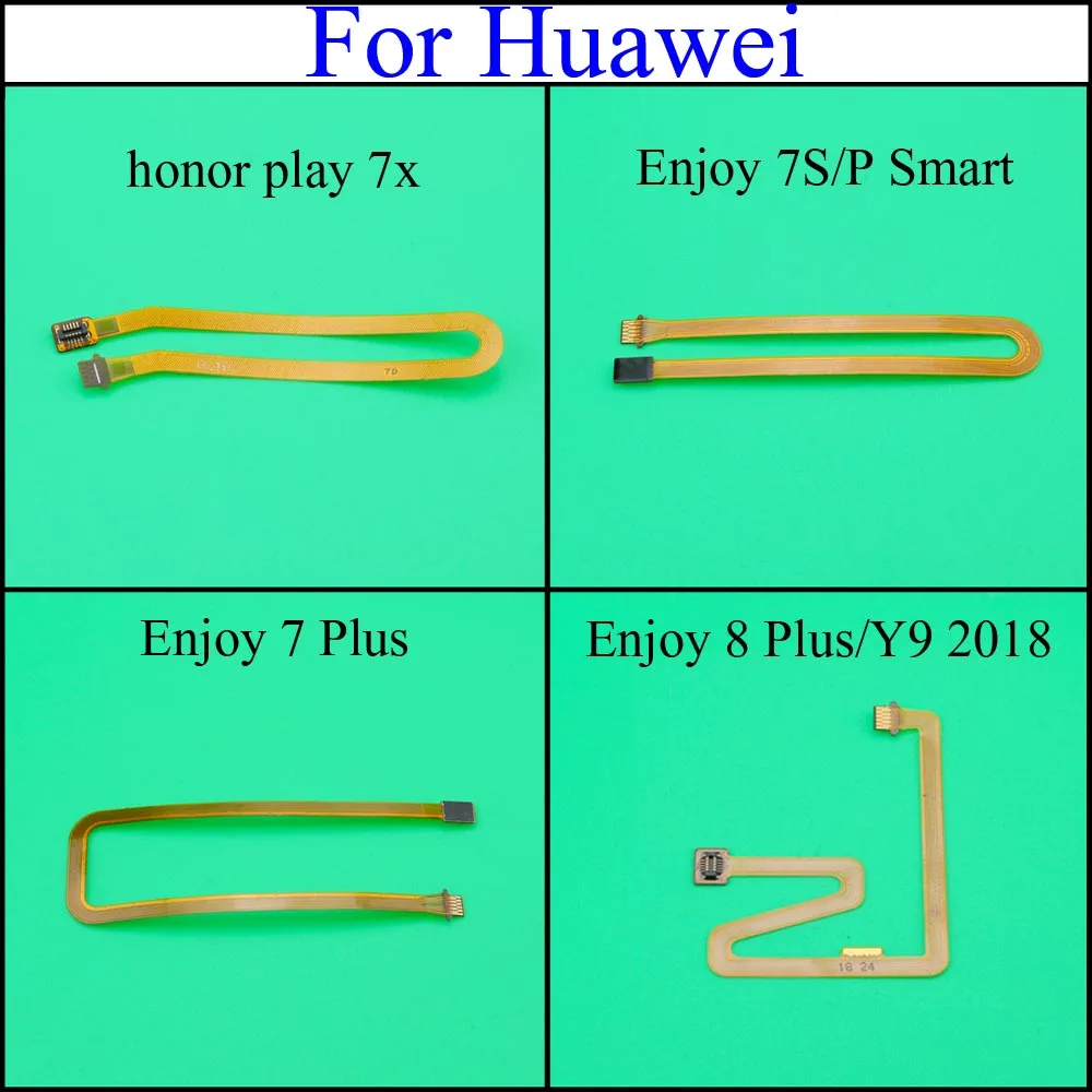 YuXi для Huawei Honor Play 7X /Enjoy 7S 7plus 8plus Y9 2018 сканер отпечатков пальцев Сенсорный ID