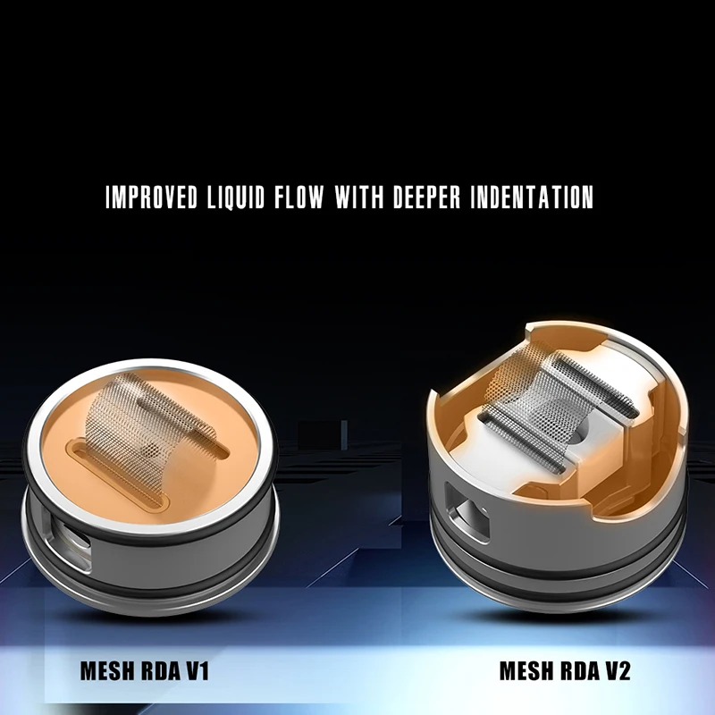 Оригинальный испаритель Vandy V2 RDA 2 мл с двойной катушкой 0 15 Ом электронная