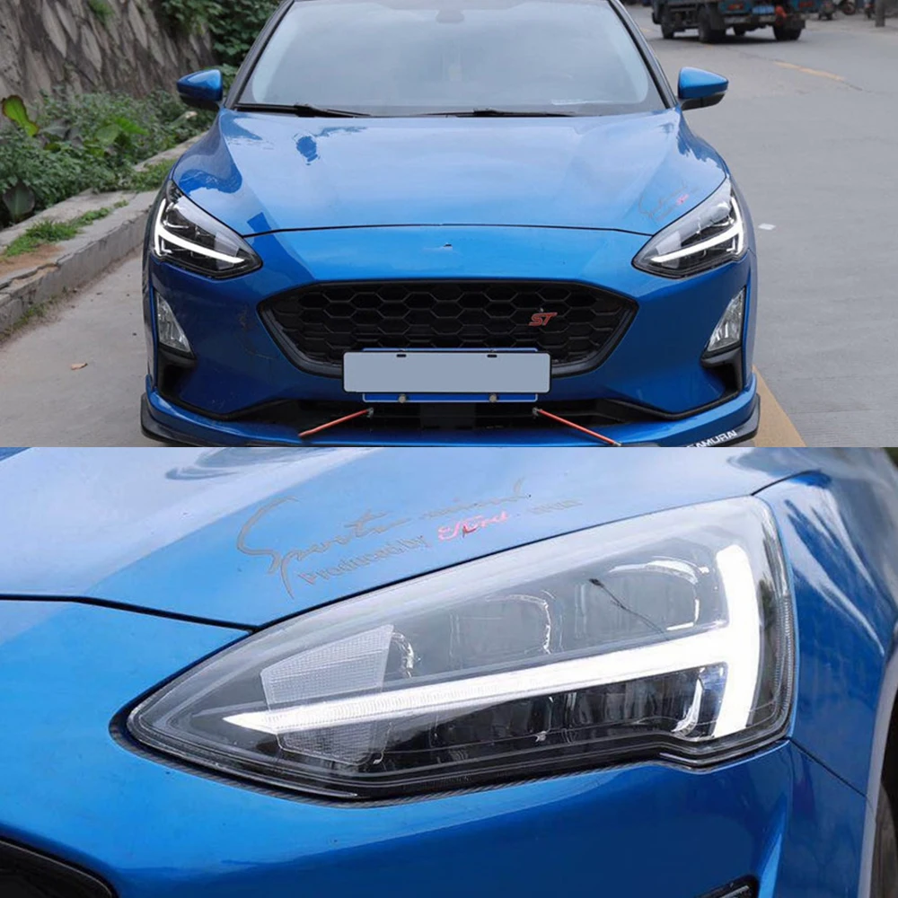 CSGJMY 2 шт. автомобильный Стайлинг для Ford Focus 2019 головной светильник s все
