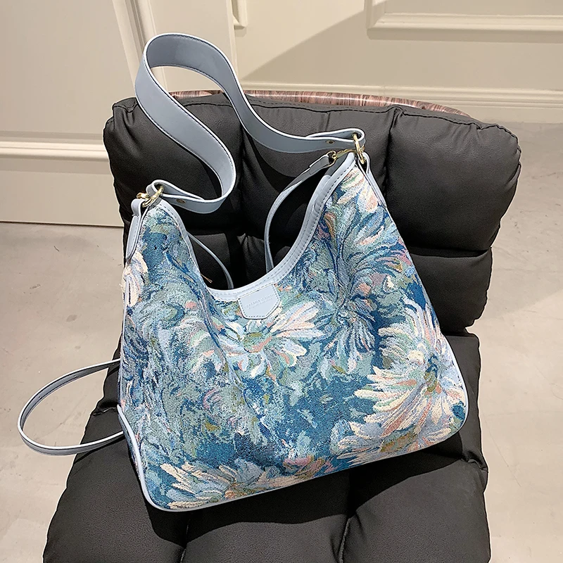

VeryMe Casual Canvas Shoulder Bag Women 2021 Totes Women Large Capacity High Quality HandBag Fashion Wild Ladies Shopper Bags