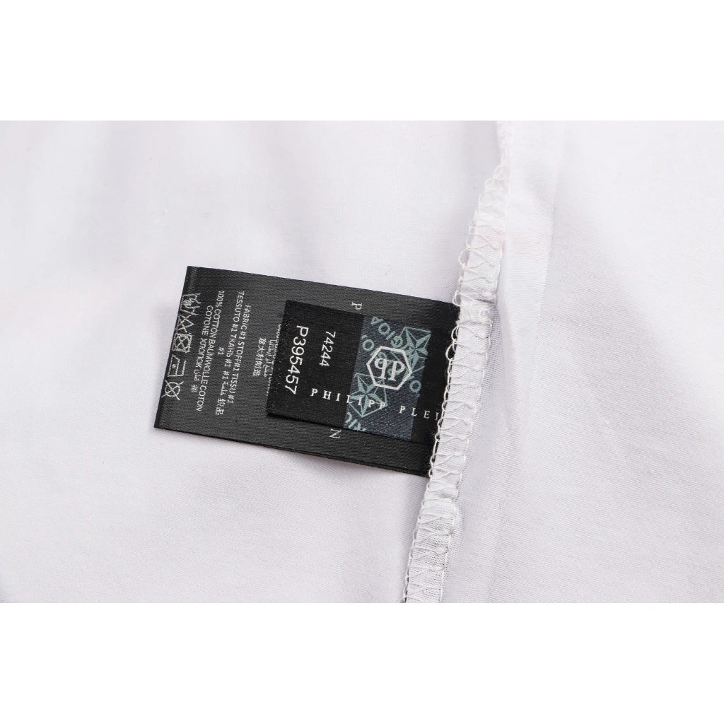 

Philipp Plein Short Sleeve Skull Head Short Sleeve Cotton Slim Fit Punk Fashion