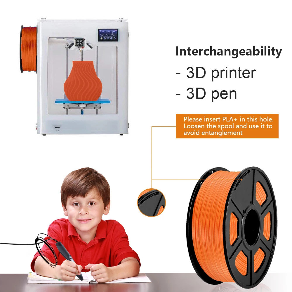 Enotepad PLA 3D печати нити 1 75 мм кг/2.2lb золотник принтер для принтеры и ручка|Материалы
